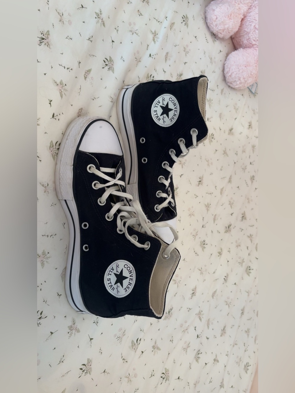 Converse Black High Top platform